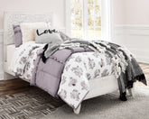 Tampa Furniture Outlet Lutz - Ashley Furniture - Paxberry Bedroom - Twin Panel Bed / Whitewash - B181B1